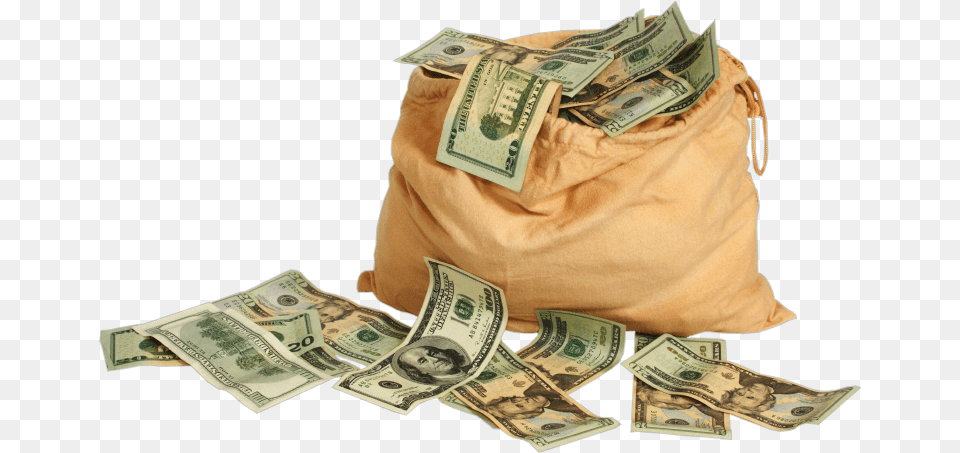 Bags Of Money, Bag, Dollar, Person Free Transparent Png