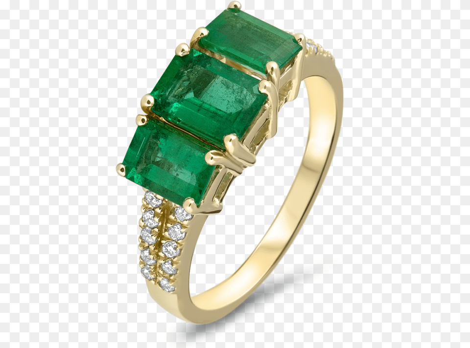 Bague Pour Femme En Or Gold Ring For Women Ring, Accessories, Emerald, Gemstone, Jewelry Png Image