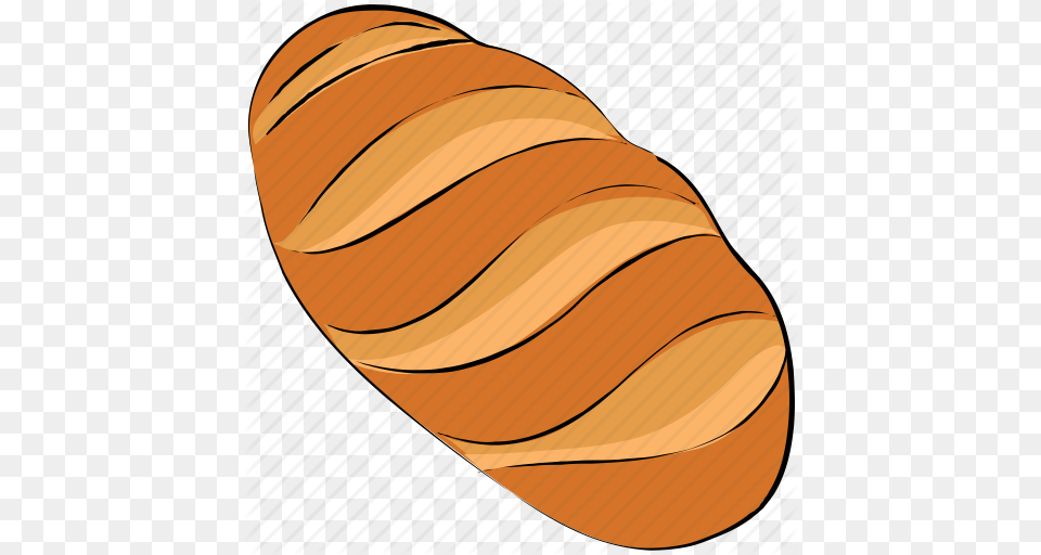 Baguette Bakery Item Bread Breakfast French Bread Icon, Bread Loaf, Food Free Png