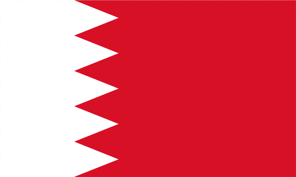 Bahrain Flag Country Flag With White And Red, Paper Png Image