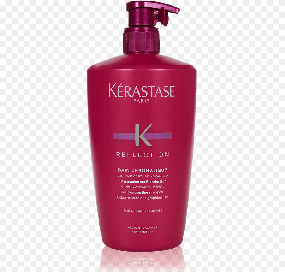 Bain Chromatique Sulfate Deluxe Shampoo Kerastase, Bottle, Lotion, Cosmetics, Perfume Free Transparent Png