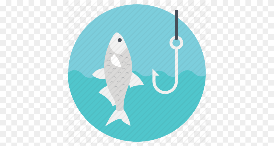 Baiting Fish Fish Fish Hook Fishing Outdoor Activity Icon, Electronics, Hardware, Animal, Sea Life Png Image