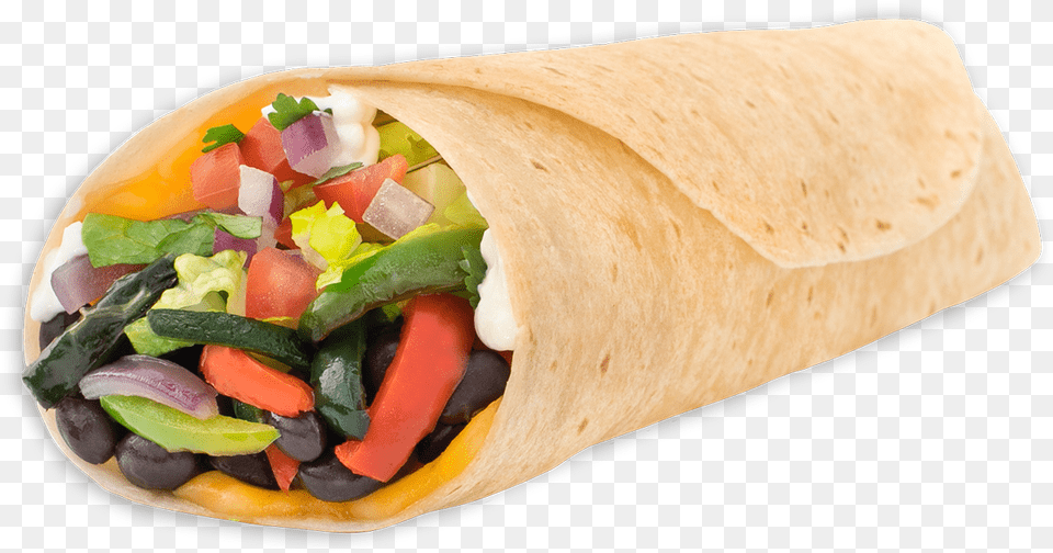 Baja Fresh Roasted Veggies, Food, Sandwich Wrap, Burger, Bread Free Png Download