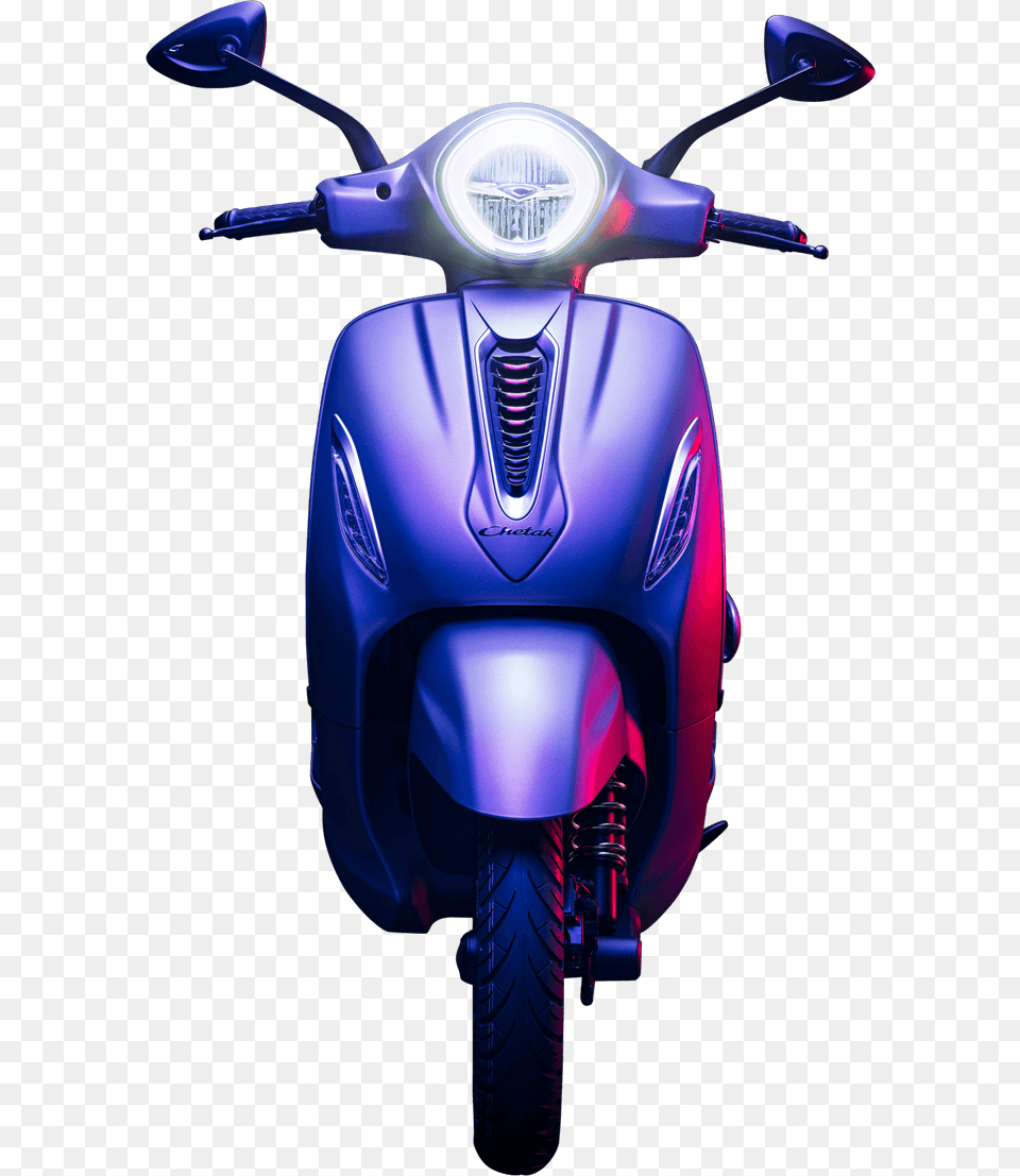 Bajaj Chetak Electric Bike, Motorcycle, Transportation, Vehicle, Machine Png Image