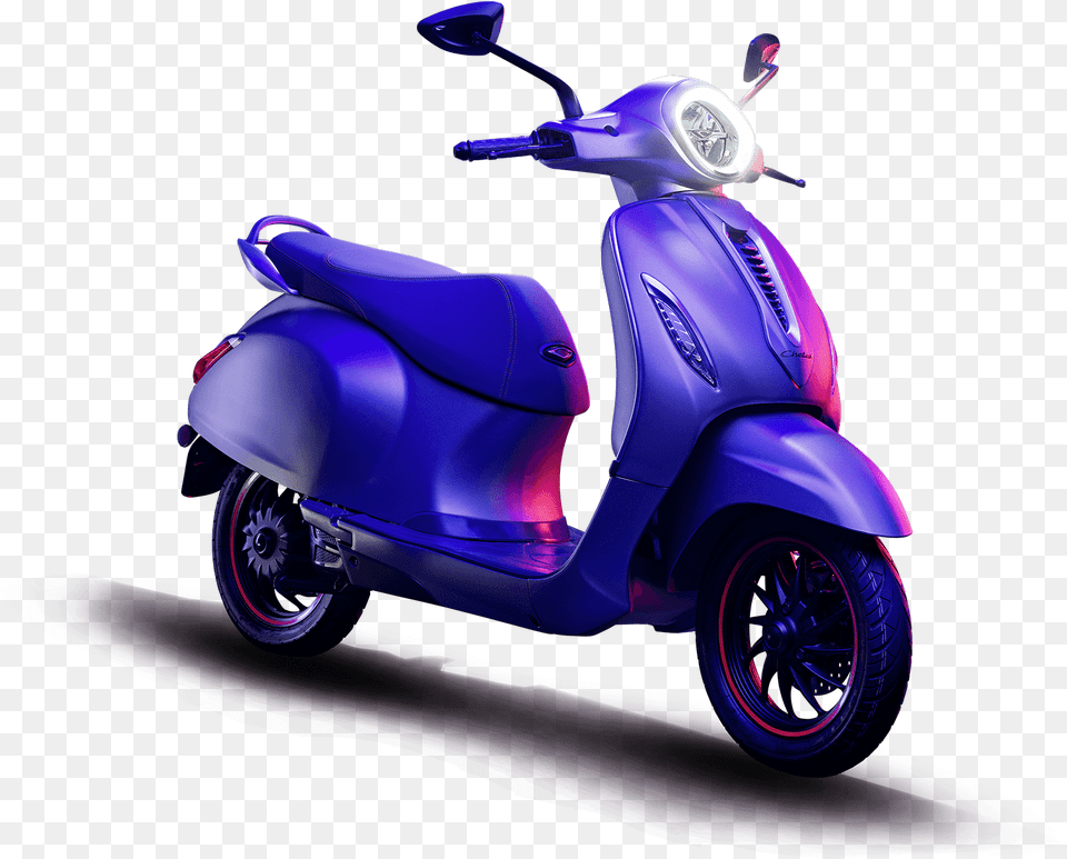 Bajaj Chetak Scooter 2019, Transportation, Vehicle, Machine, Wheel Png Image