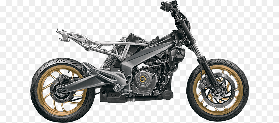 Bajaj Dominar 400 Chassis, Machine, Spoke, Motor, Motorcycle Png Image