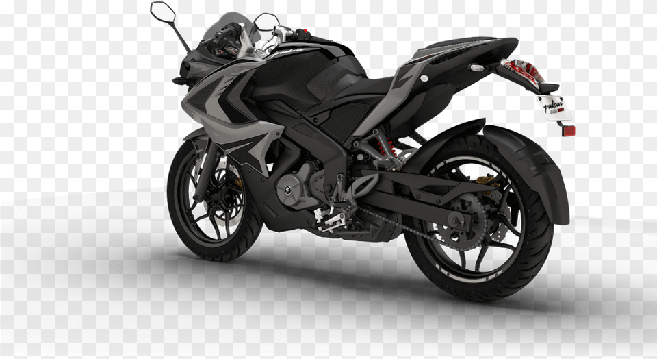 Bajaj Pulsar Black Rs200 360 Degree View Bajaj Auto Bajaj Pulsar, Machine, Motorcycle, Transportation, Vehicle Free Png