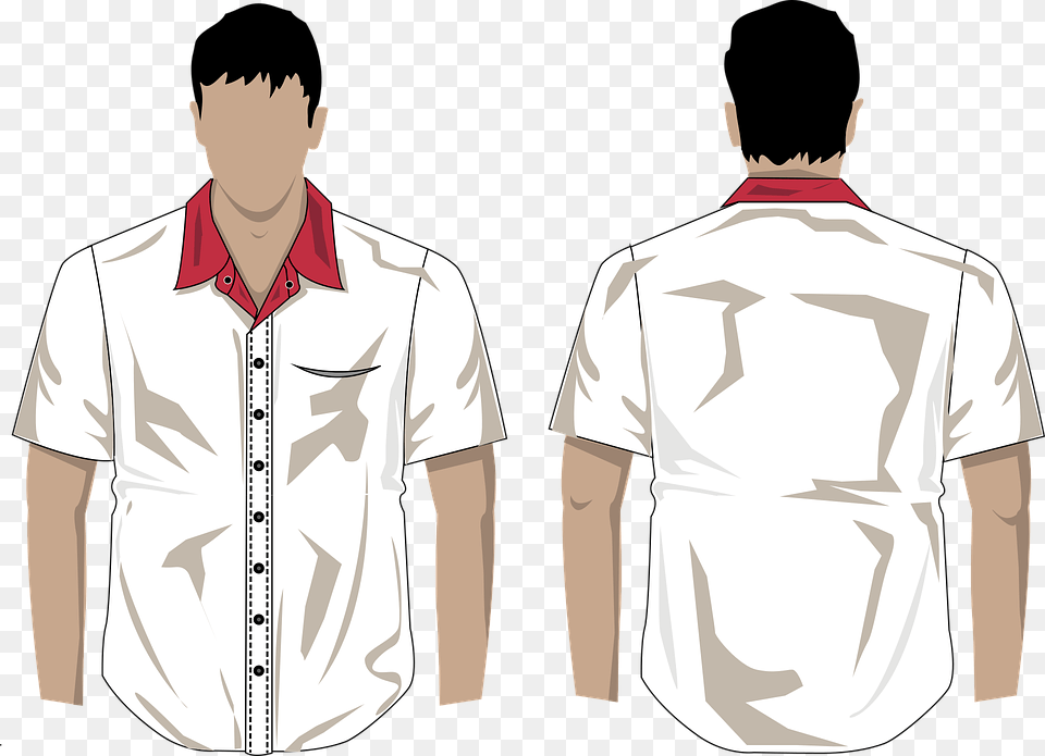 Baju Sma Vector, Clothing, Shirt, Adult, Person Png