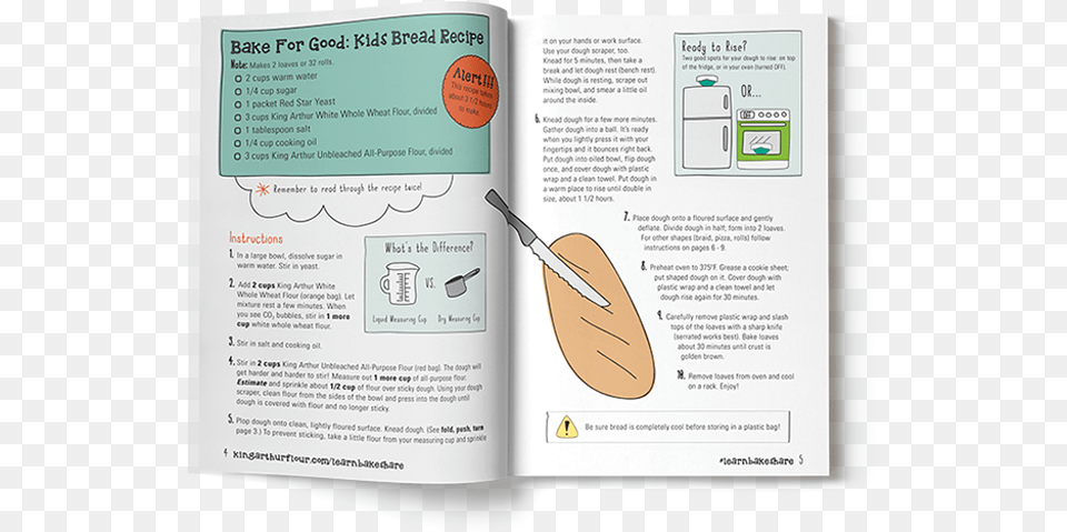 Bake For Good Kids Booklet Bake For Good Bread Recipe, Advertisement, Page, Poster, Text Free Png Download