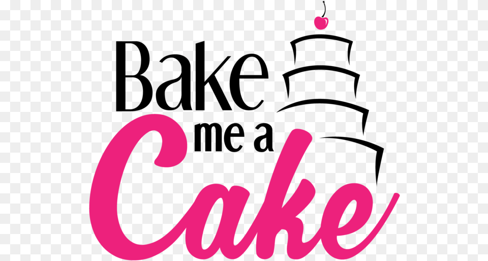 Bake Me A Cake Logo, Text Free Transparent Png