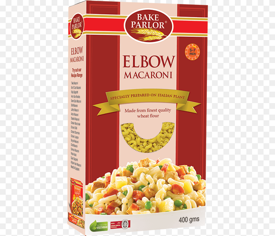 Bake Parlor Elbow Macaroni 400gm Box, Food, Pasta Free Png Download