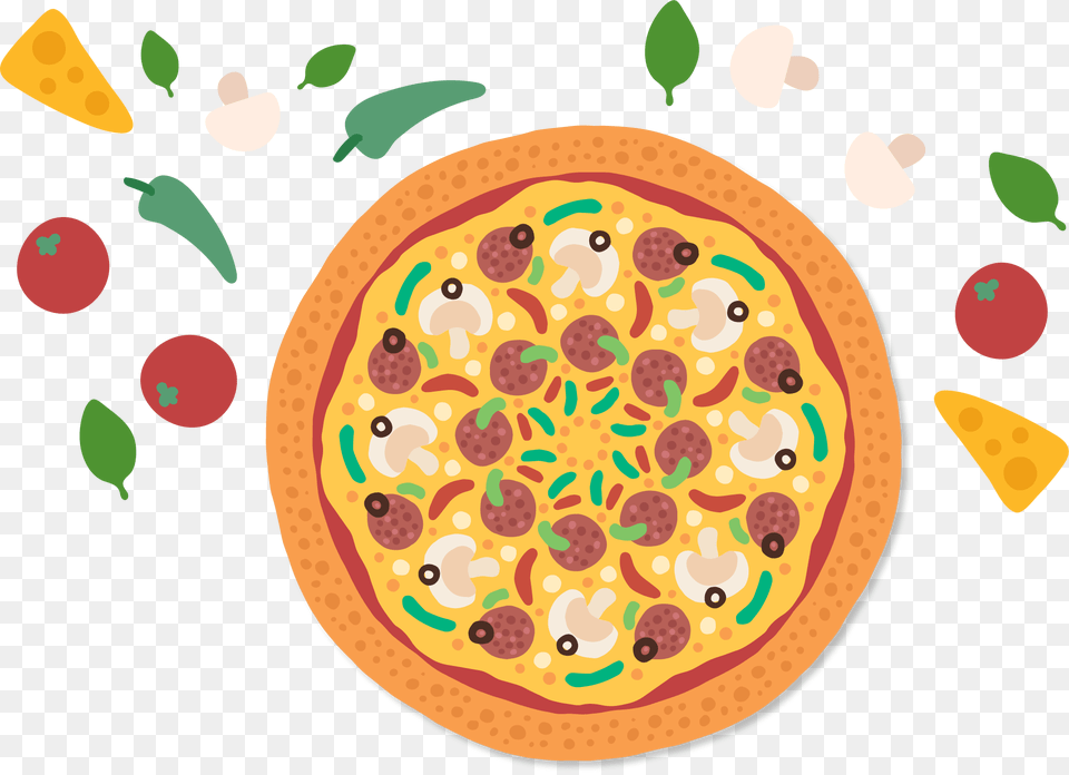 Baked Goods, Food, Pizza Free Transparent Png