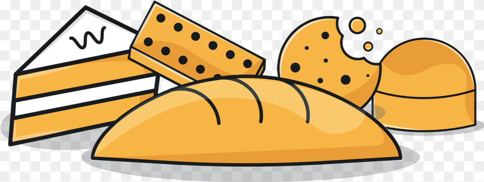 Baked Goods Clipart Download, Bread, Food, Bulldozer, Machine Free Transparent Png