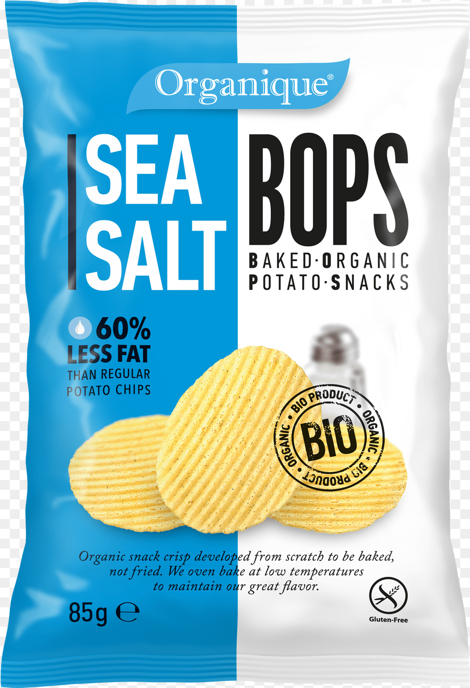 Baked Organic Potato Snacks Sea Salt Bops, Advertisement, Food, Bread, Snack Png