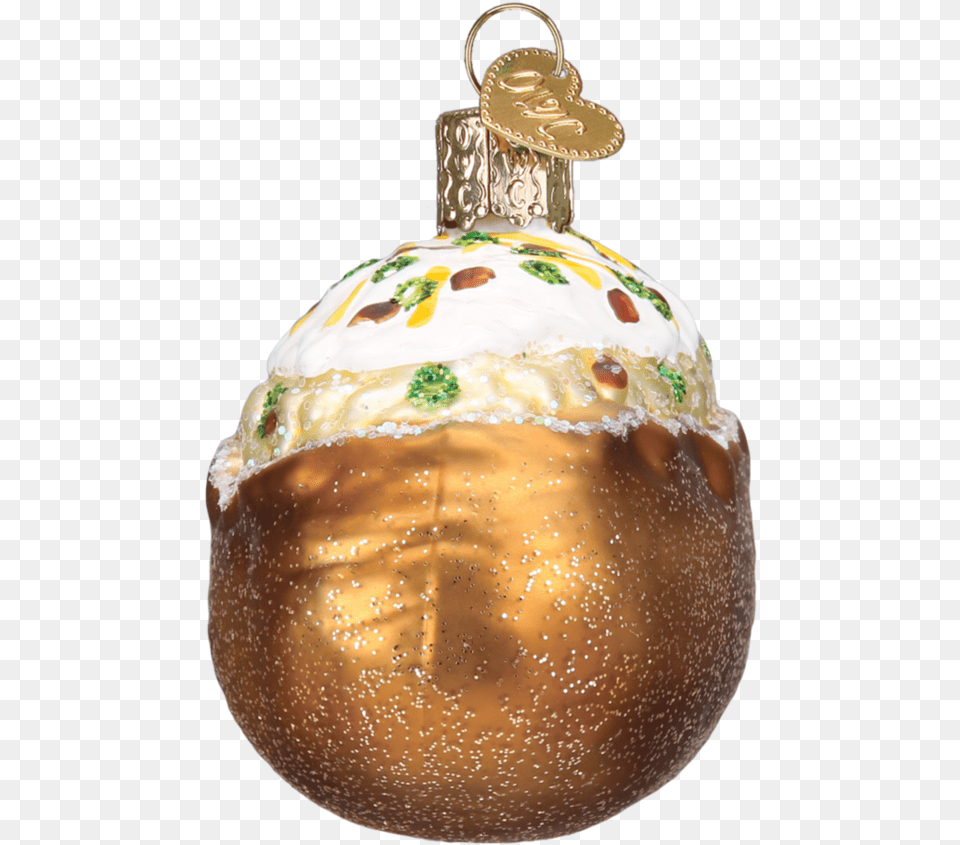 Baked Potato Old World Christmas Ornament Bun, Cream, Dessert, Food, Ice Cream Free Transparent Png