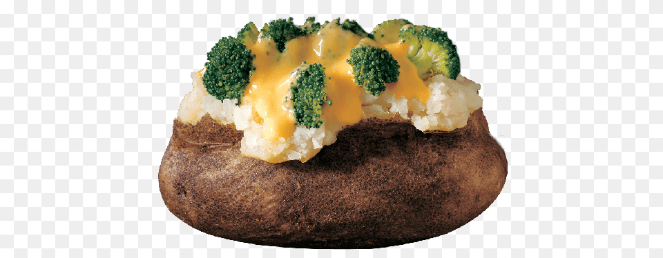 Baked Potato Brocolli Baked Potato Wendy39s Indonesia, Food, Produce, Broccoli, Plant Free Transparent Png