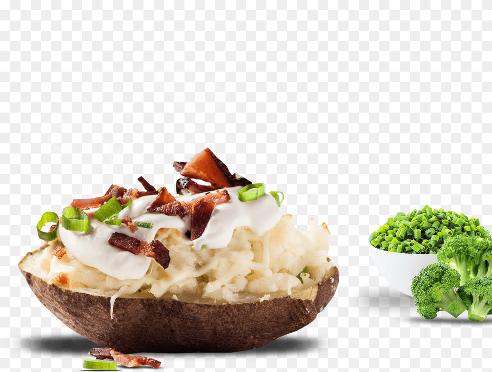 Baked Potato Loaded Baked Potato Clipart, Food, Produce, Plant Png