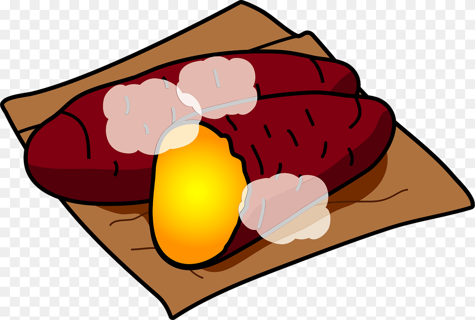 Baked Sweet Potato Clipart, Food, Hot Dog, Dynamite, Weapon Free Png