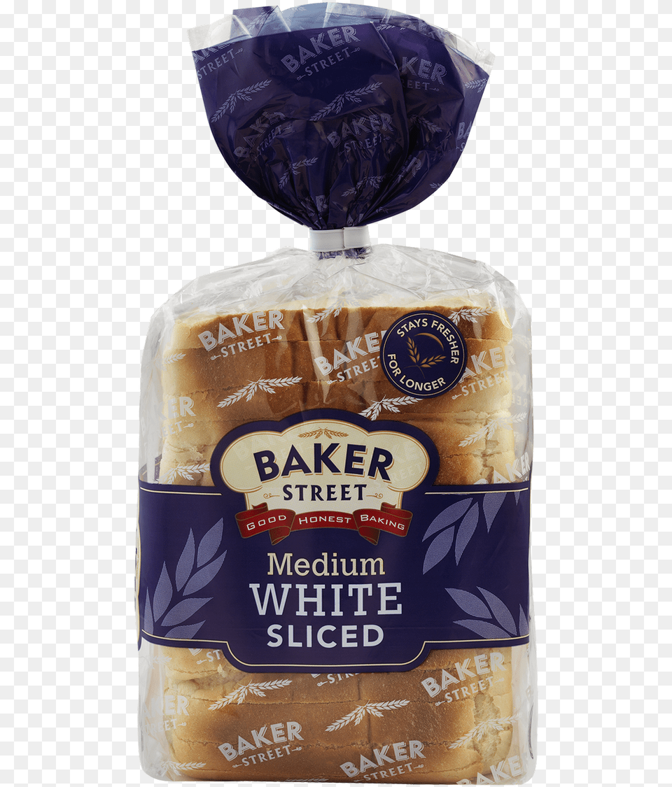 Baker Street Sliced White Bread Baker Street Sliced Bread, Food, Bun Png Image