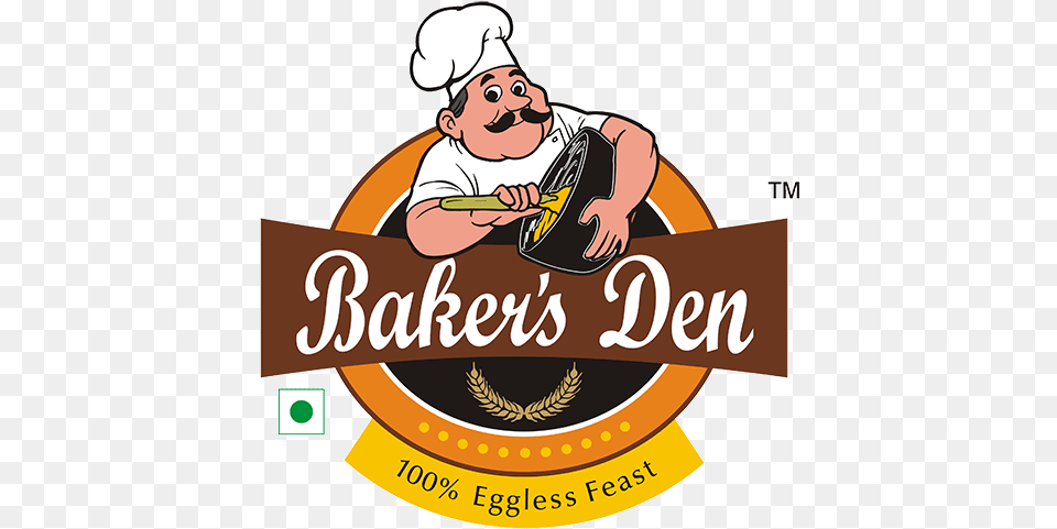 Bakers Den Baker39s Den, Person, Logo, Face, Head Png Image