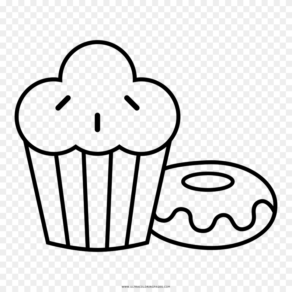 Bakery Coloring Pages, Gray Png