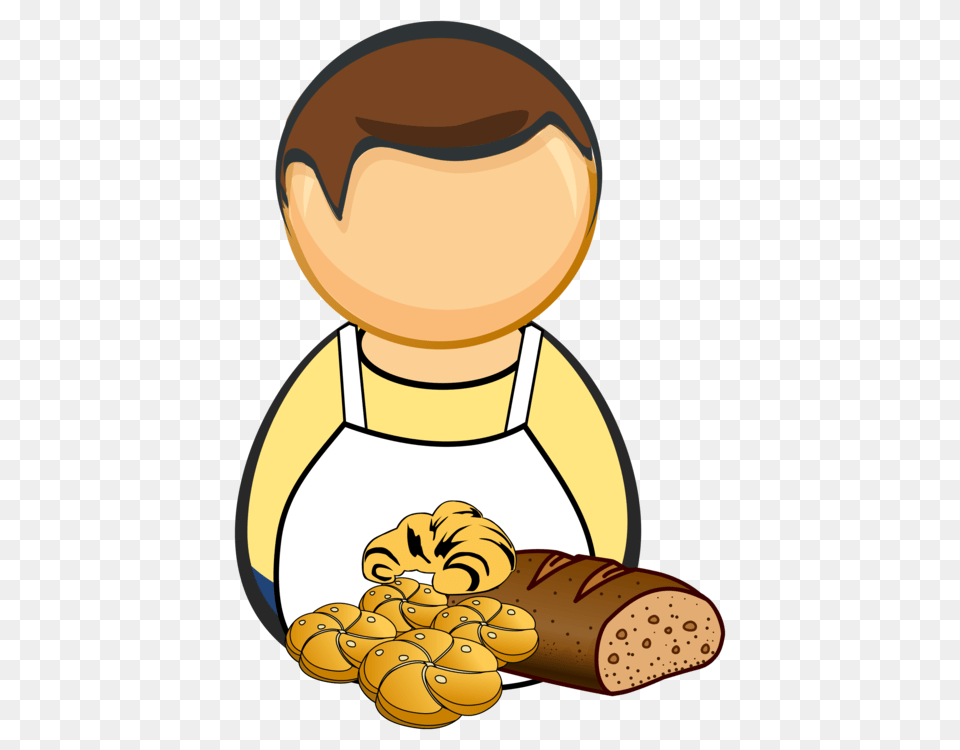 Bakery Computer Icons Croissant, Face, Head, Person, Bread Free Png Download