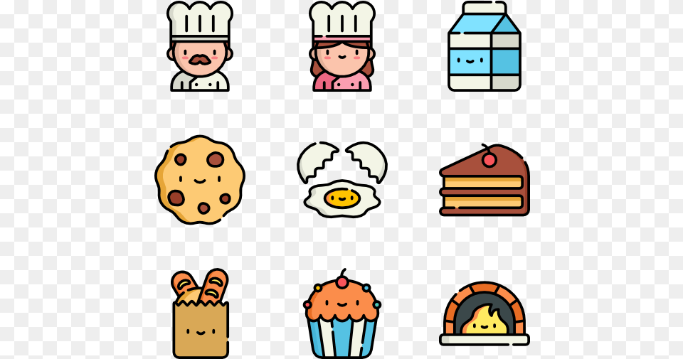 Bakery Icon, Baby, Person, Face, Head Png Image