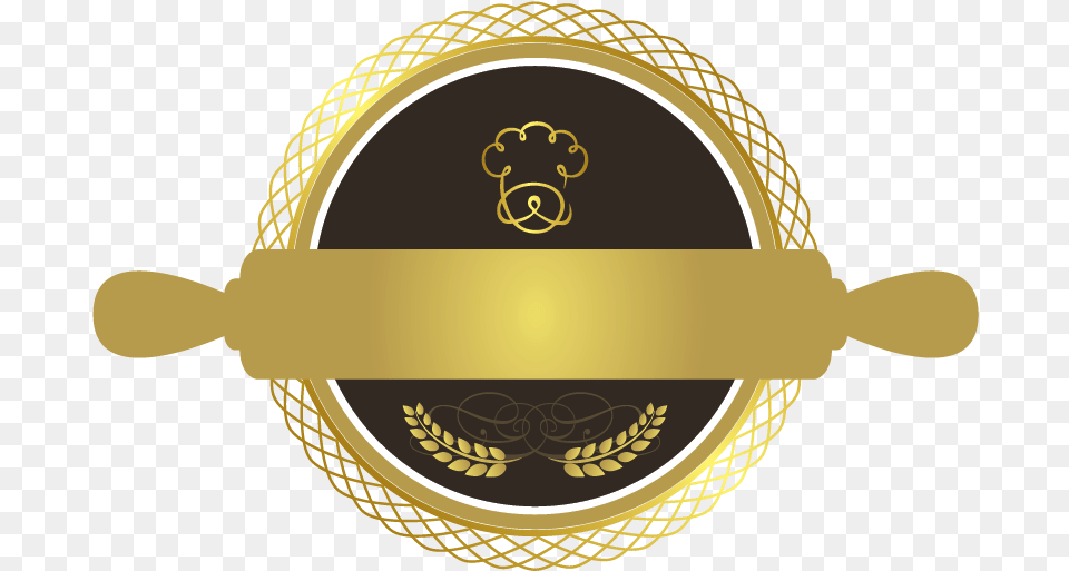 Bakery Logo 3 Image Bakery Logo Design, Gold, Emblem, Symbol Free Png Download
