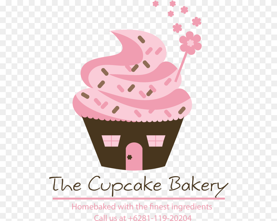 Bakery Logo Design For The Design Cake Logo, Cream, Cupcake, Dessert, Food Png Image