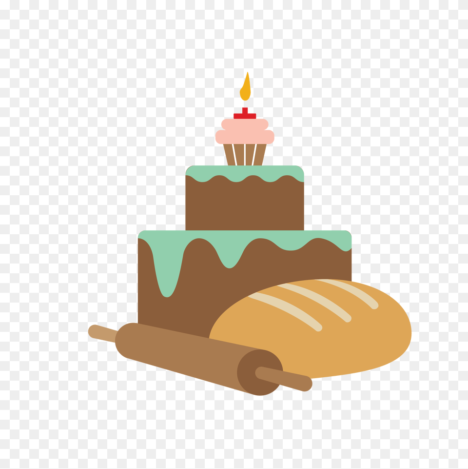 Bakery Logo Design On Behance, Cake, Dessert, Food, Birthday Cake Free Png Download