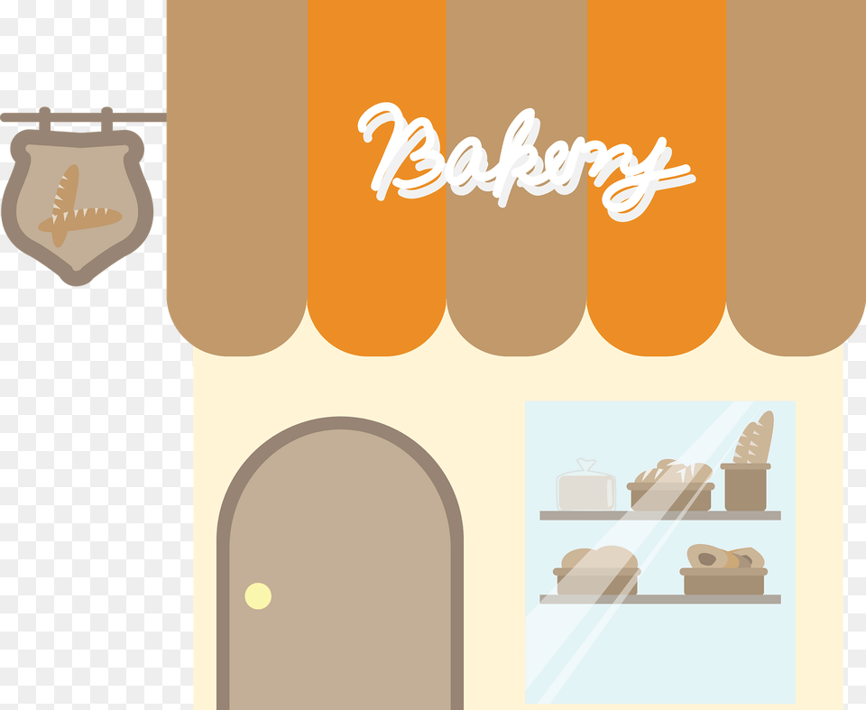 Bakery Shop Clipart, Logo, Text Free Transparent Png