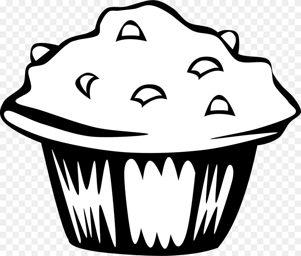 Baking Clipart Blueberry Muffin, Cake, Cream, Cupcake, Dessert Free Png Download