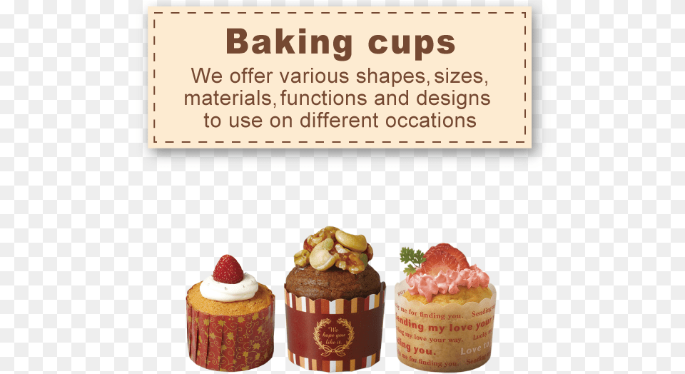 Baking Cups Cupcake, Cake, Cream, Dessert, Food Free Transparent Png