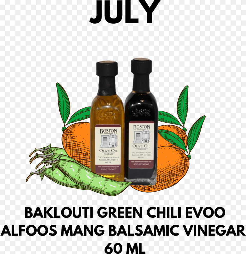 Baklouti Green Chili Evoo And Mango Balsamic Vinegar Cosmetics, Bottle, Herbal, Herbs, Plant Free Png