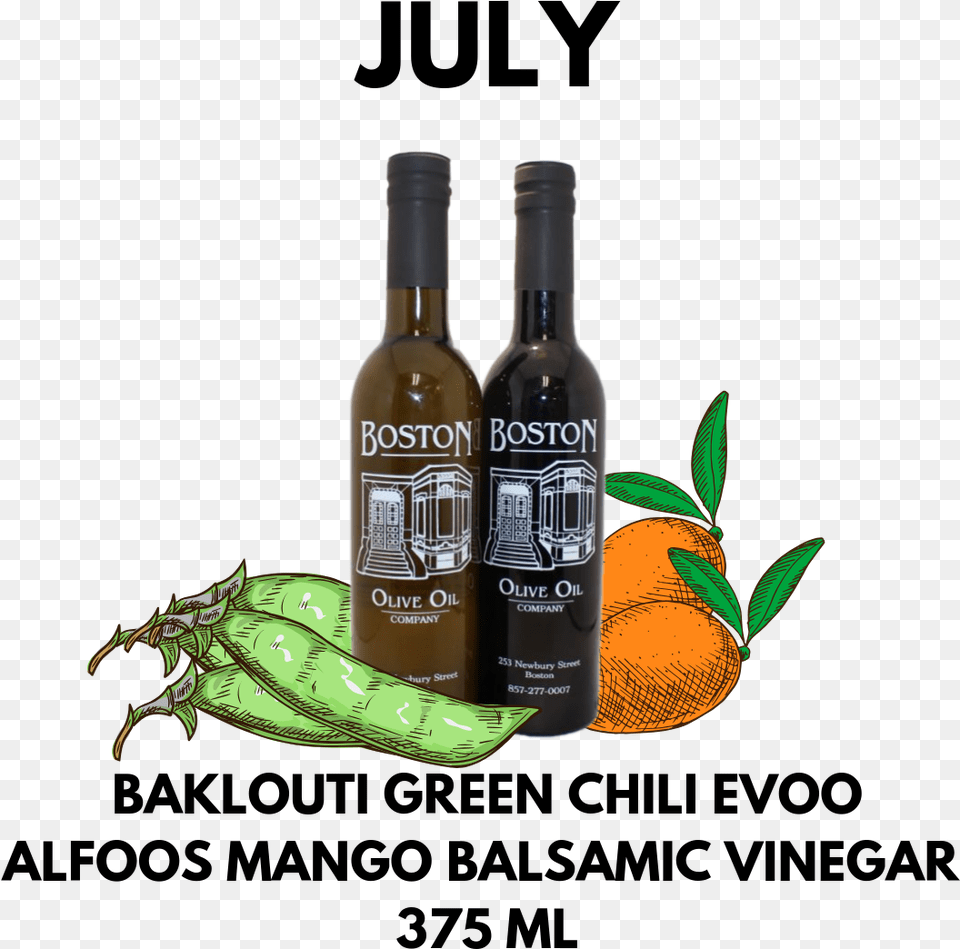 Baklouti Green Chili Evoo And Mango Vinegar 375 Ml, Alcohol, Beverage, Bottle, Liquor Png