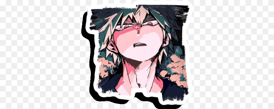 Bakugou Katsuki Gif Bakugou Katsuki Anime Discover U0026 Share Gifs Bakugo Stickers, Book, Comics, Publication, Art Free Png Download