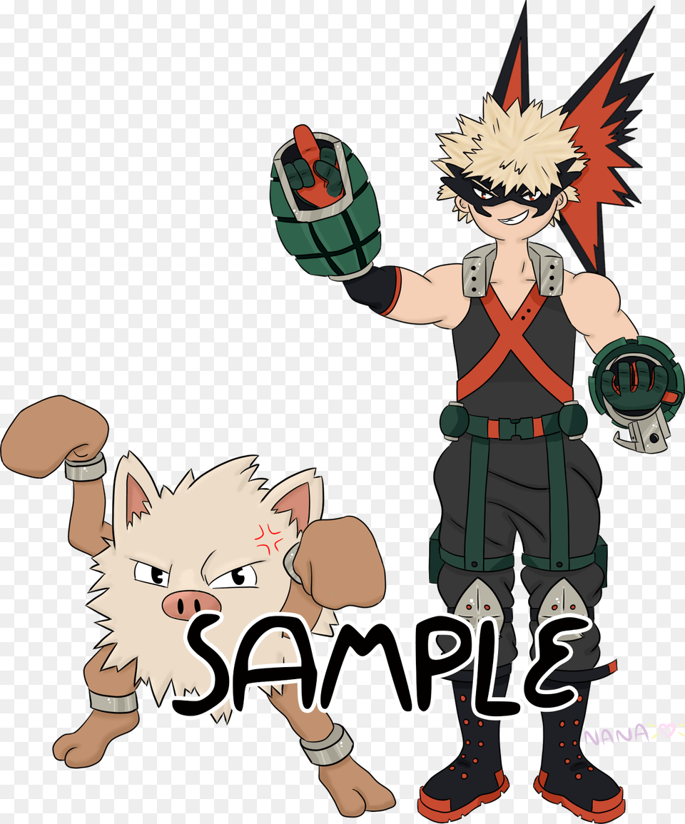 Bakugou Katsuki Primeape, Book, Comics, Publication, Baby Png Image