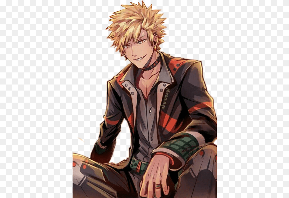 Bakugou Katsuki Without Background My Hero Academia Bakugo Fanart, Adult, Person, Man, Male Free Png Download