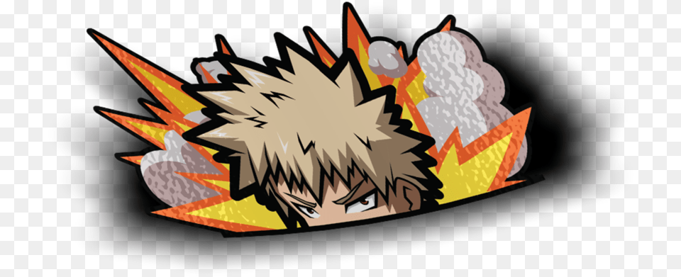 Bakugou Peeker Sticker Language, Anime, Outdoors, Art Free Png