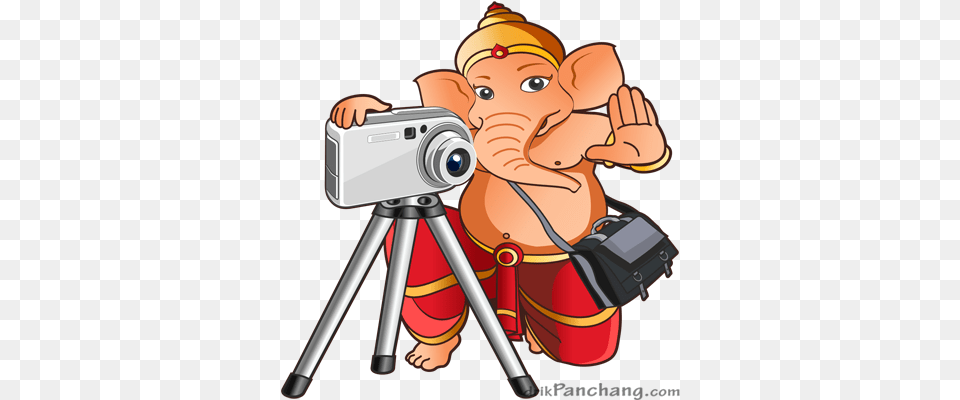 Bal Ganesha Bal Ganesh With Camera, Photography, Tripod, Baby, Person Free Transparent Png