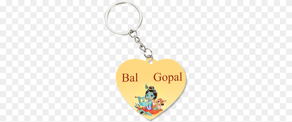 Bal Gopal Heart Key Chain Notebook Art Design Notebook Book, Accessories, Jewelry, Necklace, Locket Free Png