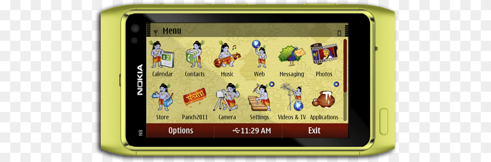 Bal Krishna Menu Nokia, Electronics, Person, Gps, Mobile Phone Free Transparent Png