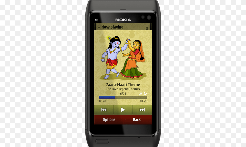 Bal Krishna Theme Nokia N8 Dark Grey, Electronics, Mobile Phone, Phone, Person Free Png Download