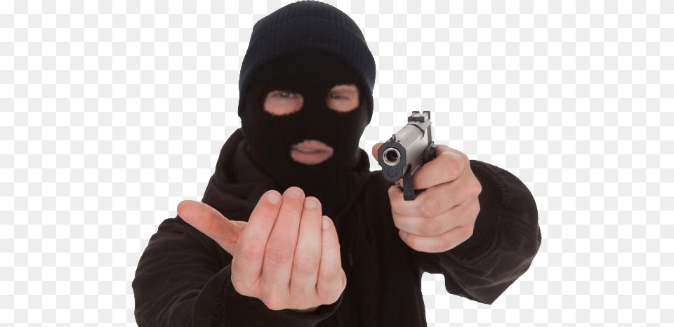 Balaclava, Firearm, Gun, Handgun, Weapon Free Transparent Png