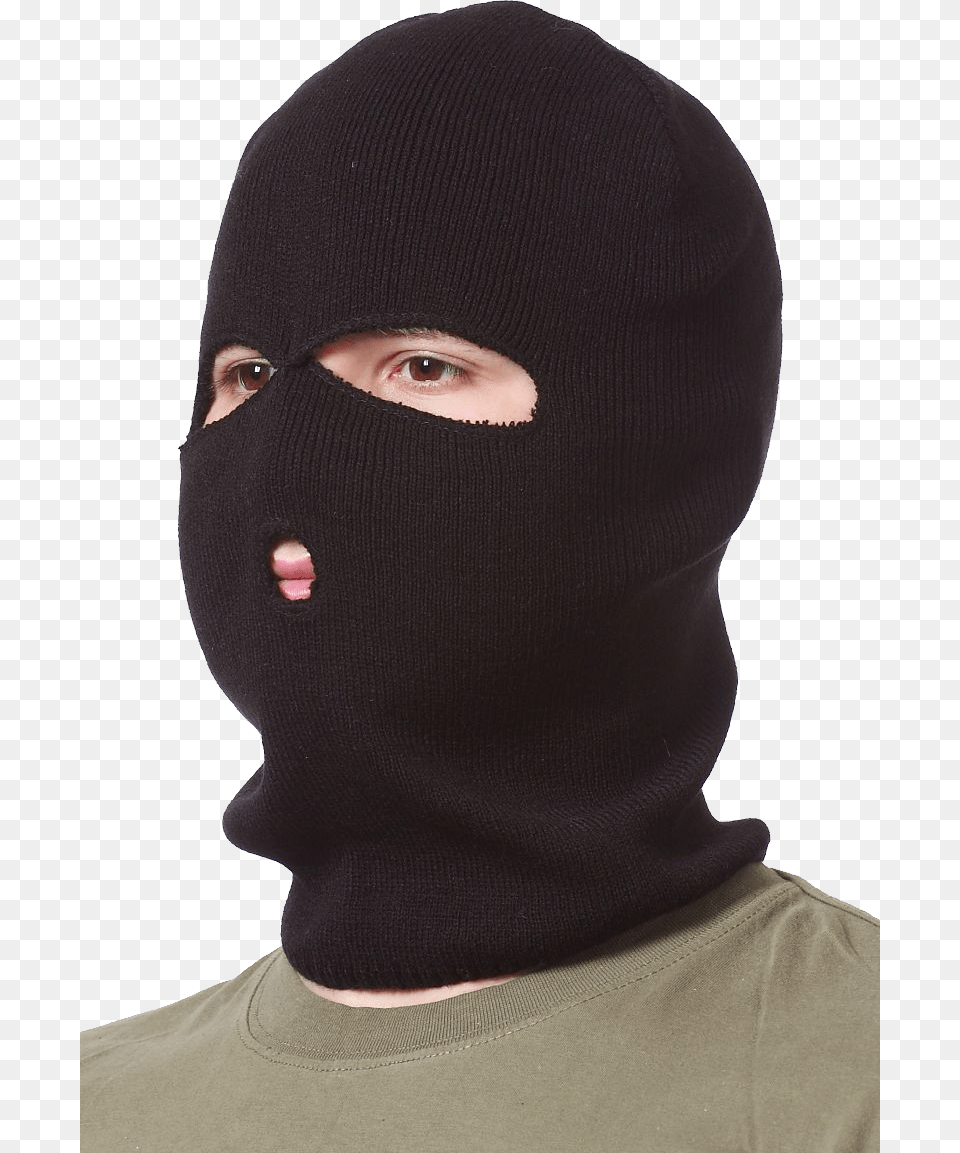 Balaclava, Person, Clothing, Hat, Face Png Image