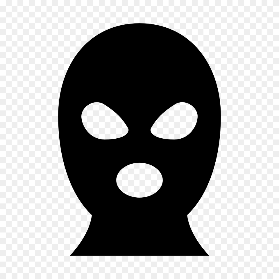 Balaclava, Silhouette, Stencil, Person, Mask Png Image