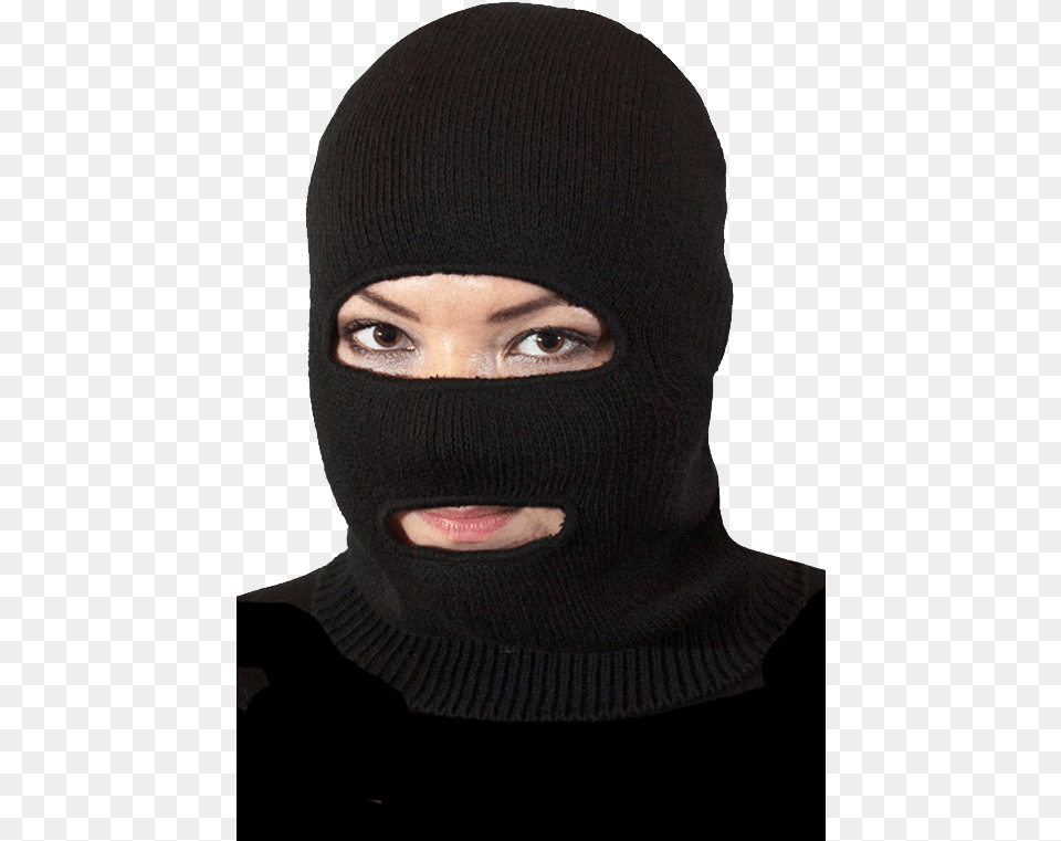 Balaclava Mask Images Beanie, Adult, Clothing, Female, Hat Free Png Download