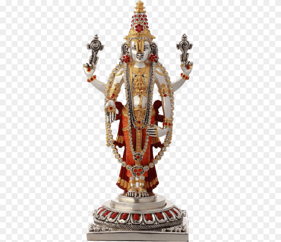 Balaji Of Tirumala Statue, Figurine, Adult, Bride, Female Free Transparent Png