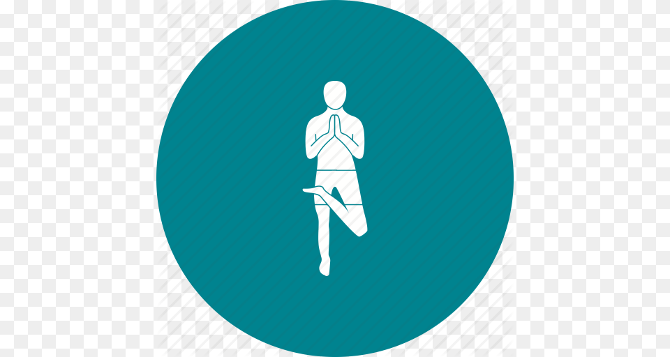 Balance Exercise Healthy Left Pose Tree Yoga Icon, Person, Walking, Adult, Male Free Png