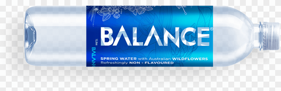 Balance Water Bottle Banner, Beverage, Mineral Water, Water Bottle Free Png Download